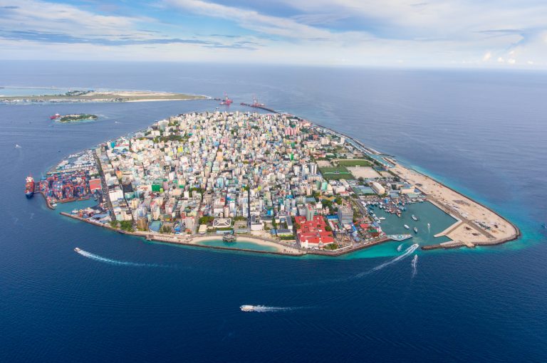 Aerial view of Malé City by ibrahim.mushan on Vecteezy